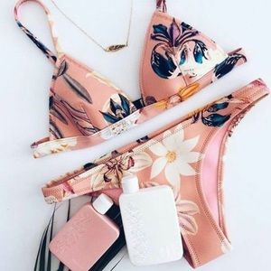 Tropical Queen Printed Two Piece Bikini